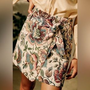 SÉZANE Leandre Skirt in Jacquard Fantasy size 38/US 6 NWT